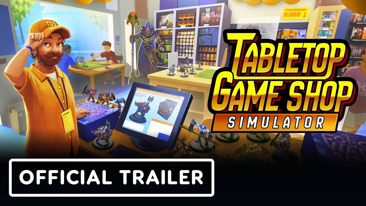 Tabletop Game Shop Simulator - Official Announcement Trailer