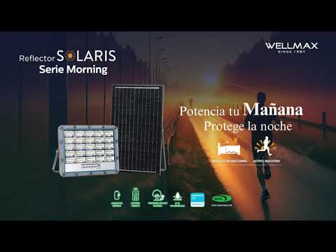 【Español】Potencia tu mañana, protege la noche | Reflector Solaris Serie Morning de WELLMAX