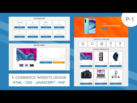 Complete Responsive E Commerce Website Using Html Css Javascript Php Pdo Admin Login