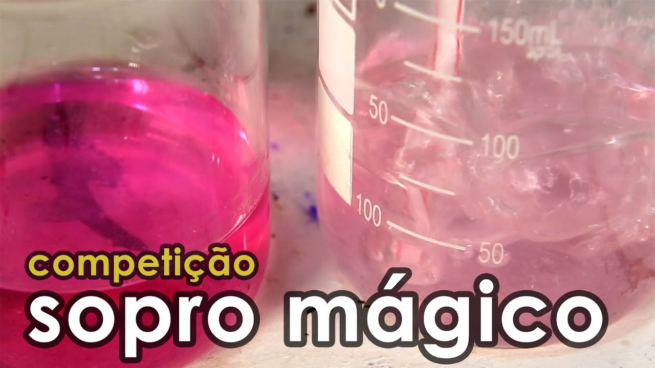 Competição do sopro mágico (EXPERIÊNCIA de QUÍMICA)