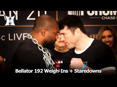 Bellator 192: Rampage vs Sonnen / Lima vs MacDonald Ceremonial Weigh-Ins + Face Offs (FULL)
