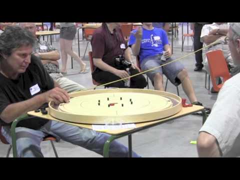 2013 World Crokinole - Conrad vs Johnston - Top 4 Playoffs