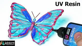 Butterfly 🦋 made of UV Resin. How to work with UV RESIN