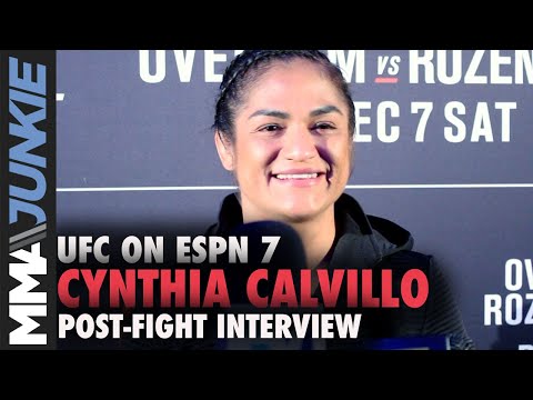 UFC on ESPN 7: Cynthia Calvillo post fight interview