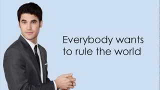 Glee - Everybody Wants To Rule The World (Lyrics)