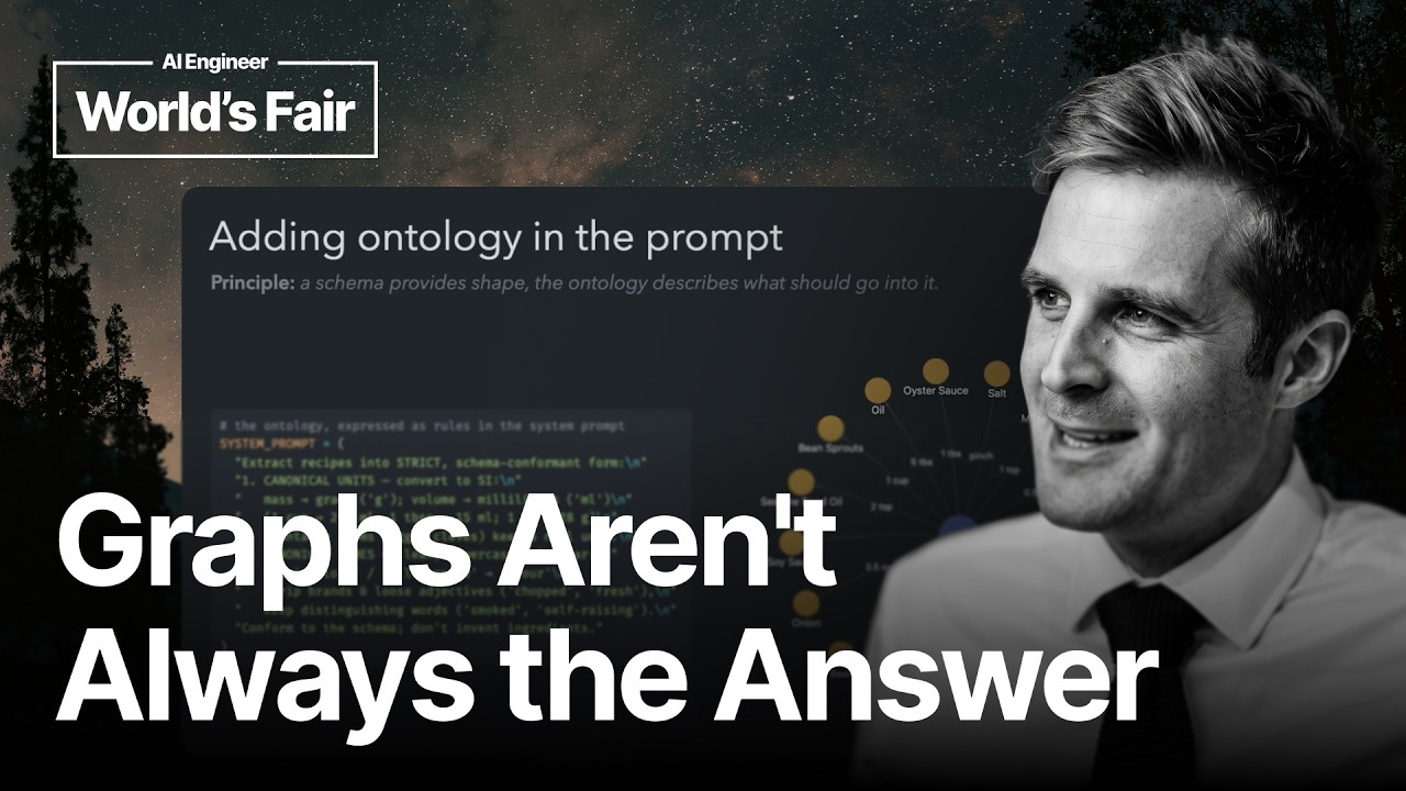 Tim Angers on Graphs for Smarter AI - AI Engineer