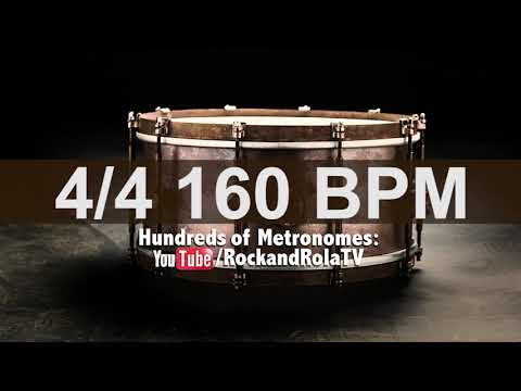 🔴 160 BPM Snare Metronome