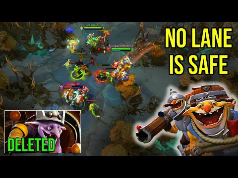Most Annoying Pos5 Techies in Lane - Timbersaw Deleted! | Dota 2 Highlights 7.39d