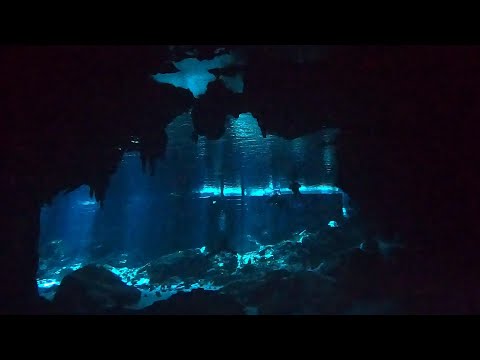 Mexico Cenote Dos Ojos 6 minute dive as if you were there