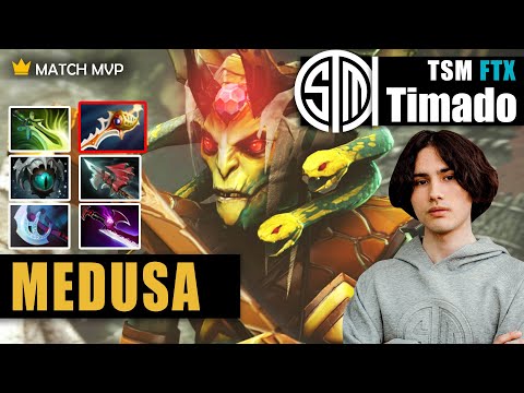 Medusa Safelane | TSM FTX.Timado | RAPIER MEDUSA HOLY SH*T CRAZY DAMAGE | 7.31c Gameplay Highlights