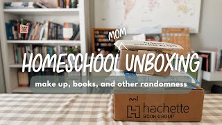 HOMESCHOOL MOM UNBOXING | BOOKS | GIFTS | JONES ROAD BEAUTY