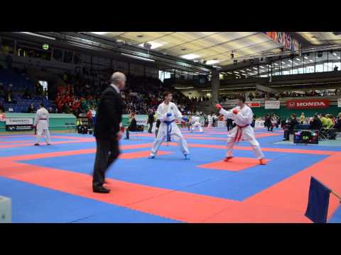 42nd EKF Zurich 2015 kumite juniors -61- 2nd round AO Pavol Bitto