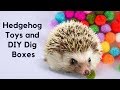 Favourite Hedgehog Toys and DIG BOX IDEAS