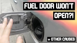 Stuck Fuel Door Hack • Quick & Temporary Solution
