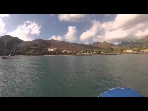 At an anchor in Ua Pou, Marquesas