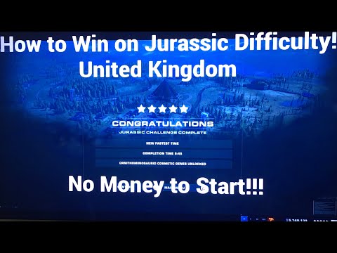 Jurassic World Evolution 2 United Kingdom Challenge Mode Guide- Jurassic Difficulty!