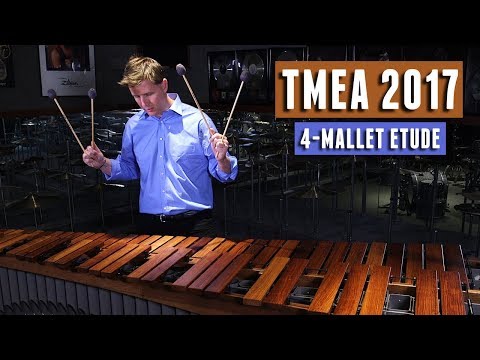 TMEA 2017 Percussion All-State Music: 4-Mallet Etude