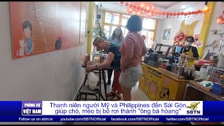 Thanh niên người Mỹ đến Sài Gòn mở quán cà phê cứu hộ chó, mèo