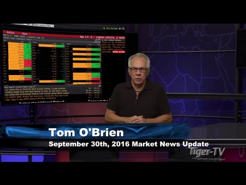 September 30th Stock Market Update by Tom O'Brien - 2016