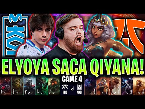 ELYOYA SACA QIYANA PARA LLEVAR A KOI AL MUNDIAL!😱 | KOI vs FNC Game 4 Resumen LEC 2025 KNEKRO