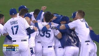 Gore races home on Cain's walk-off single