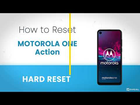 How to Hard Reset Motorola ONE Action. Recovery Mode. Factory Data Reset