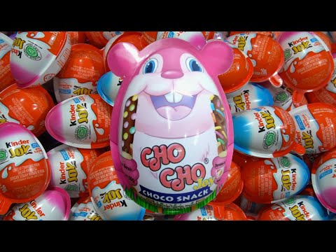 Giant Kinder Joy Chocolate | Yummy Giant Kinder Surprise Candy Opening video ASMR - Sandoll