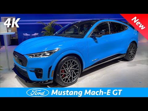 Ford Mustang Mach-E GT 2022 - FIRST look & REVIEW 4K | Exterior-Interior, good Model Y competitor