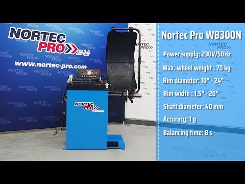 Nortec PRO - Wheel Balancer WB300N ENG