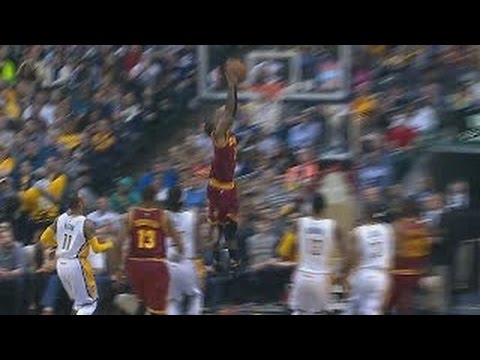 Kyrie Irving's Transition Dunk | Cavaliers vs Pacers | February 1, 2016 | NBA 2015-16 Season