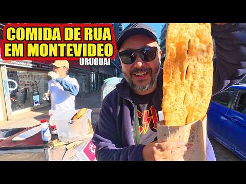 COMILANÇA NAS RUAS DE MONTEVIDEO - NO URUGUAI - COMIDA CALLLEJERA - O QUE CONSEGUIMOS COMER #Vlog