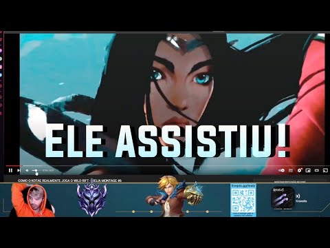 O Tealz Assistiu a Minha Irelia Montage ! - Wild Rift Streamers #1