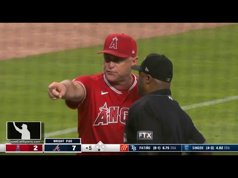 Ejection 110 - Phil Nevin Stews After Check Swing, Tossed by Porter After Ohtani's HR