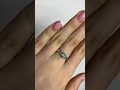 Серебряное кольцо с топазом Лондон Блю