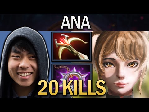 Marci Dota 2 Gameplay Ana with 20 Kills and Nullifier