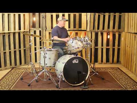 DW Collector's SSC Maple Broken Glass Drum Set - 22, 10, 12, 16 - SO#1149847