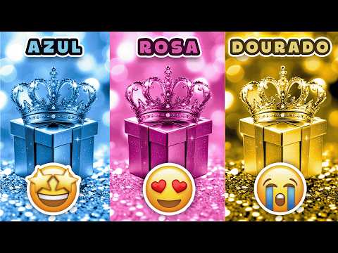 🎁 CHOOSE YOUR GIFT! | Color Challenge 💙💖💛 | Is Your Gift in a Blue, Pink or Gold Box?🤔