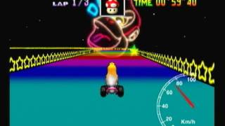 Mario Kart 64 - Rainbow Road 1lap 1'58"95
