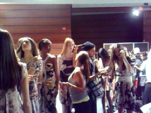 Leonard Backstage S/S 10 @ Paris Fashion Week