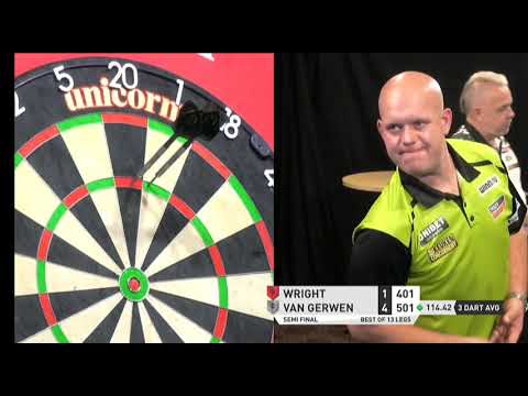 2020 Autumn Series Michael Van Gerwen vs. Peter Wright Semi Final