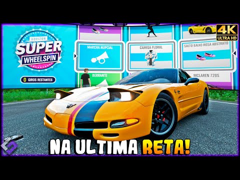 CORRIDA DE 63KM COM CARRO DE ROLETA - Forza Horizon 4 "4K 60FPS"