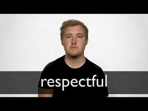 RESPECTFUL definition in American English Collins English Dictionary RESPECTFUL definition in American English Collins English Dictionary