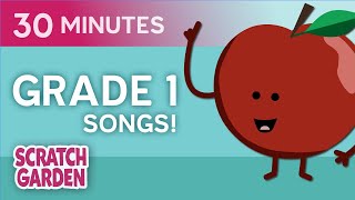 Grade 1 Songs! | Learning Song Collection | Scratch Garden - Download this Video in MP3, M4A, WEBM, MP4, 3GP