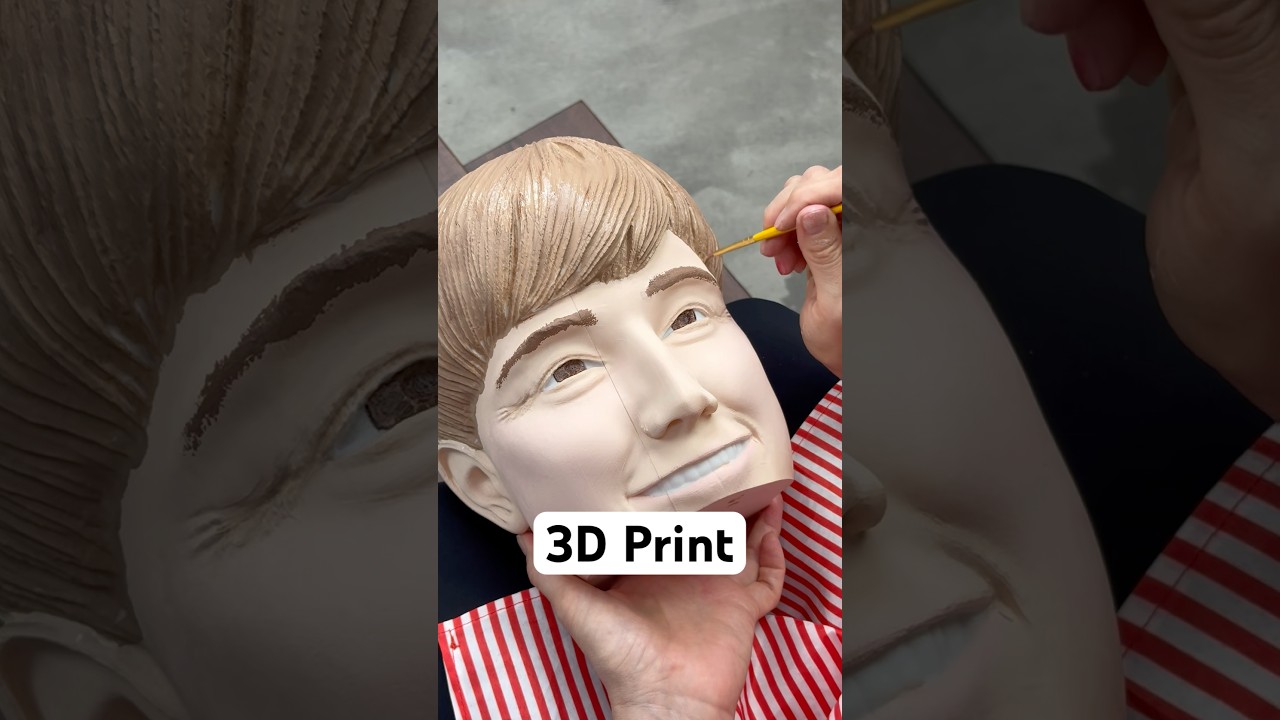 Painting a 3D Model of Myself!