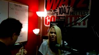 Rachel Holder "In Your Arms" Live via 104.7 WAYZ