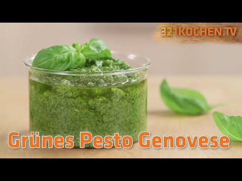Grünes Pesto selber machen | Rezept für Pesto Genovese - einfach und leicht