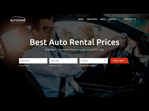 How to Make a Car Rental Booking Website with WordPress & AutoZone 2020