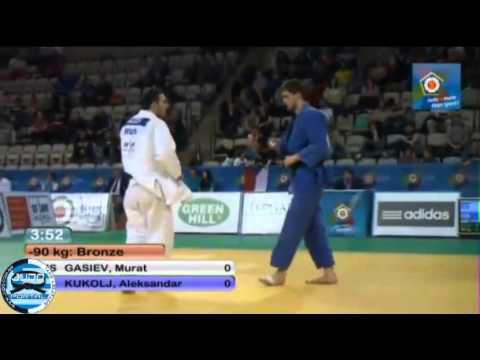European Judo Open Men Prague 2014 Final -90kg GASIEV Murat (RUS) - KUKOLJ Aleksandar (SRB)