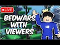 🔴 LIVE Roblox Bedwars Season 10 BATTLE PASS GIVEAWAY!!! (Playing With Viewers)