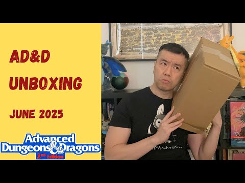 AD&D 2e unboxing Jun2025. Forgotten Realms, Ravenloft, Arcane Age, Historical References and more.